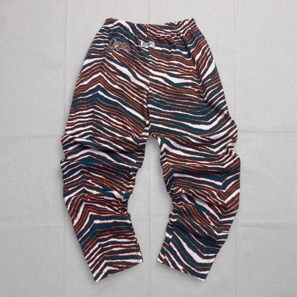 Zubaz Other - Vintage 90s Zubaz Miami Dolphins zebra print pants